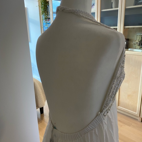 White Embezzled Halter Top/Dress NWT (UK) - Picture 3 of 4